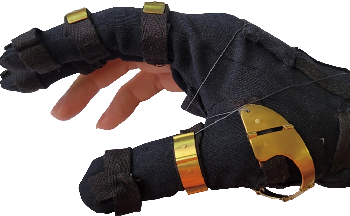 Exo-Glove Shell: A Hybrid Exo-Glove for the Thumb Opposition with an Under-Actuated Tendon-Driven System,